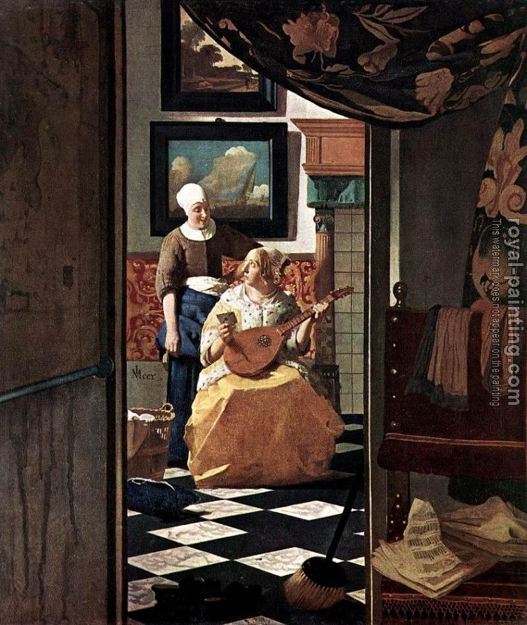 Jan Vermeer : The Love Letter